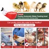 Psarnuk Chicken Waterer Cups (16 Pack/Red) - DIY Automatic Large