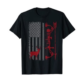 Bow Hunter Hunting Gear Bow Arrow Buck Tee Shirt