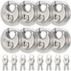 Heavy Duty Padlock with Key – 70mm Stainless Steel Commercial