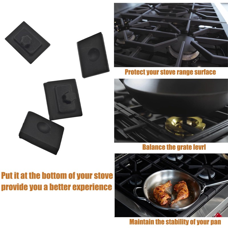 826885 Grate Rubber Feet Fits For Wolf CG Series Gas