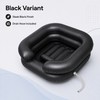 Portable Inflatable Shampoo Basin with Neck Support & Drain Hose