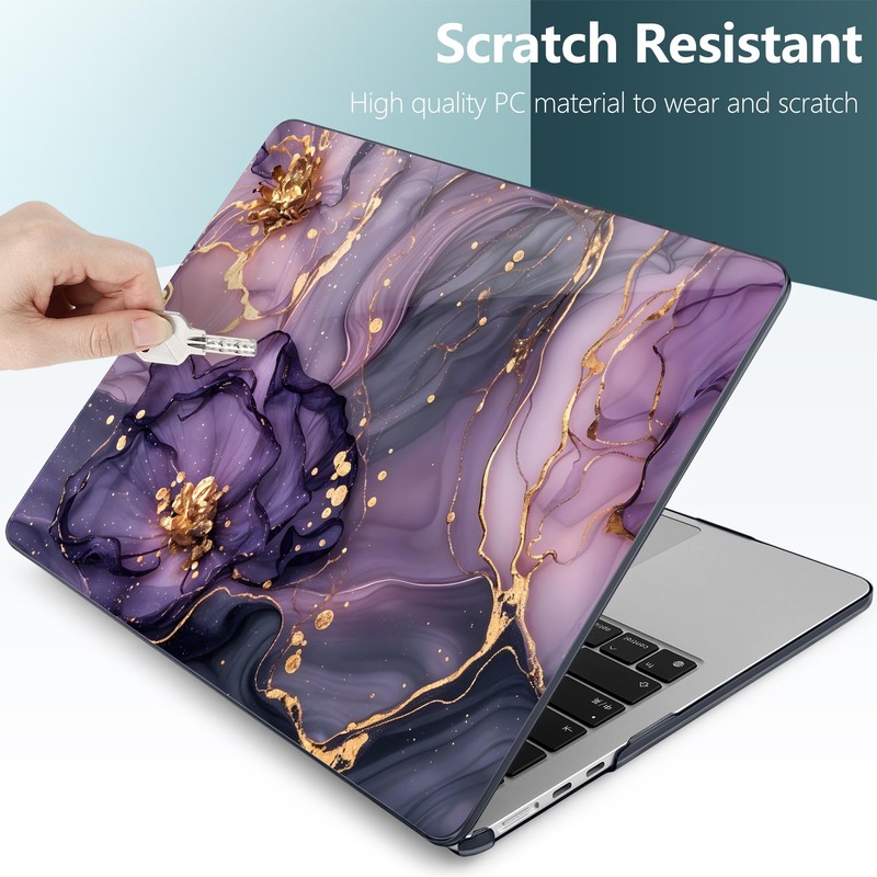 DONGKE for M4 MacBook Air 13.6 Inch Case 2025 2024