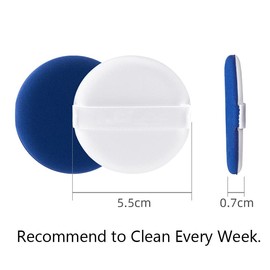 1 Box (7 Pieces) Super Soft Powder Puffs Makeup Foundation Sponge Air Cushion Puff Pad for Applying BB CC Cream Liquid Concealer Powder Beauty Blender