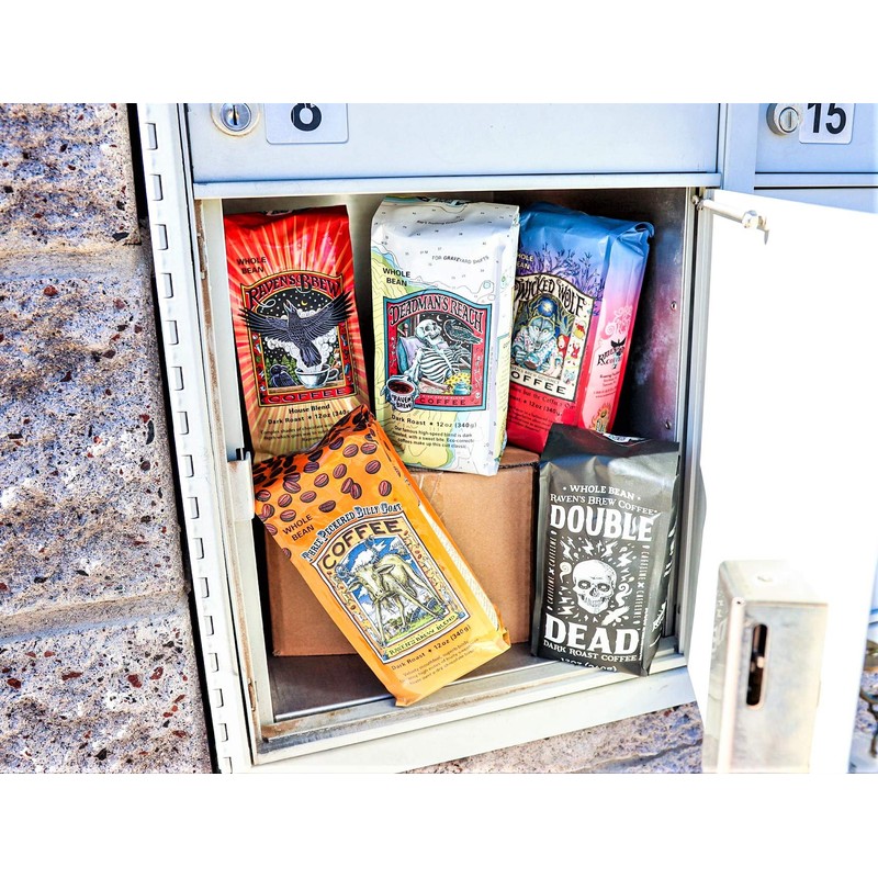 Raven’s Brew Coffee Gourmet Dark Roast Ground Coffee - House