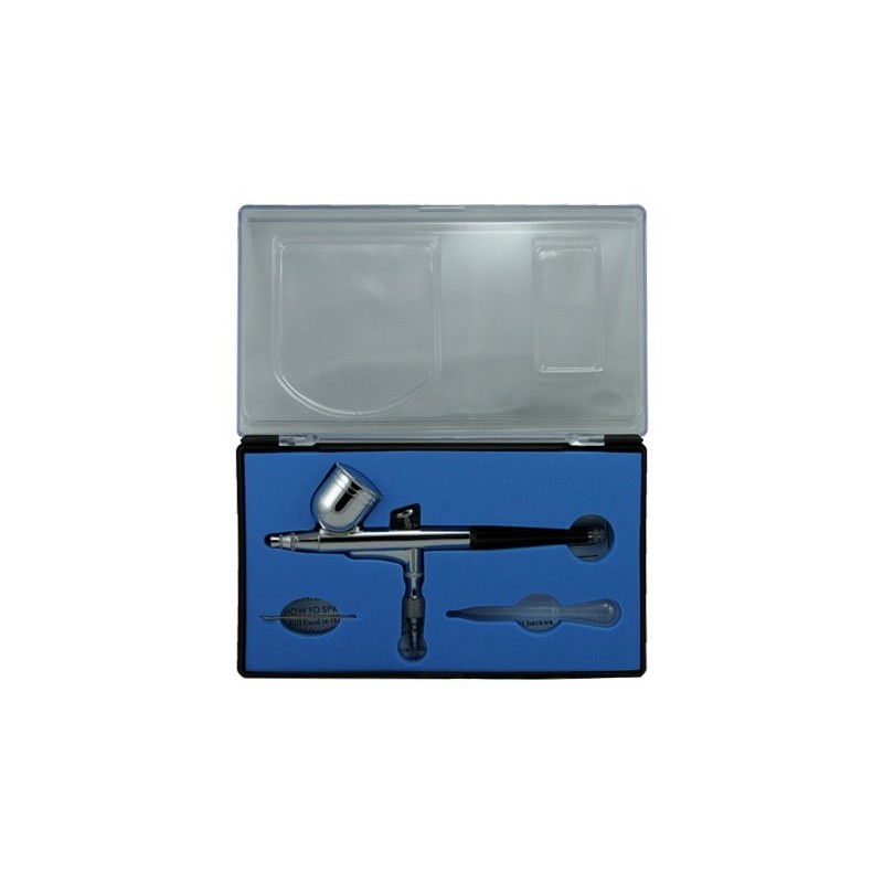 Multi-purpose Airbrush Spray Kit with Powerful Compressor, Dual-action Gravity Feed