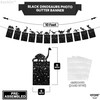 KatchOn, Glitter Black Dinosaur Photo Banner - 10 Feet, Pre-