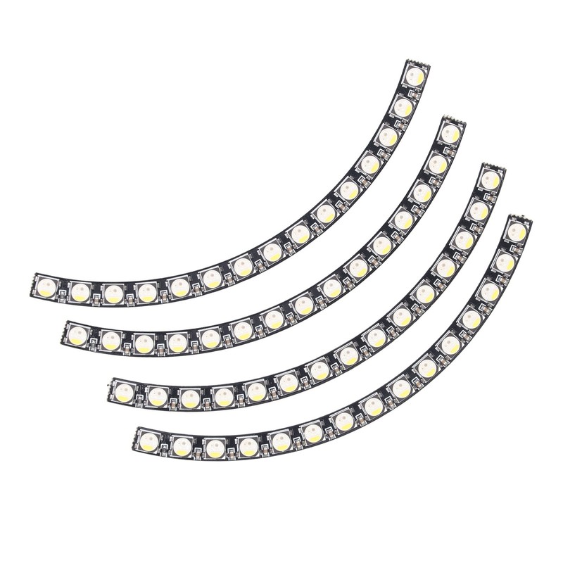 60 Bits LED Ring Light Full Color Individually Addressable SK6812
