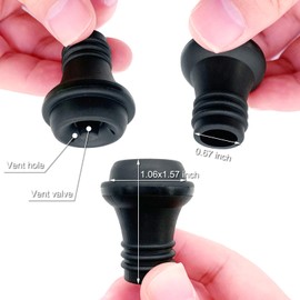 Qgond Wine Saver Vacuum Pump with 6 Stoppers,Wine Pump,Wine Saver,Champagne Stoppers,Wine Air Remover Pump,Wine Preserver,Keeps Wine Fresh Up to 10 Days