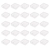BRIIKPP Small Compartment Case, Accessory Storage Case, Transparent with Lid,