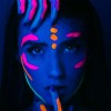 Lecute 6 Pinturas Maquillaje Neon Brilla Luz Negra Uv Glow