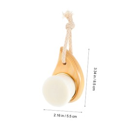 Healeved Face Brush Face Massage Brush Deep Cleaning Brush Face Facial Face Washing Brush Deep Cleansing Brush Face Exfoliator Pore Scrubber Face Cleansing Device Cleaning Scrubber Wooden