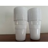 80 Pcs White Plastic Cups 255ml /9oz –Extra Strong White