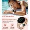 LIGE Women's Smart Watch with Bluetooth Call, 1.43 Inch AMOLED