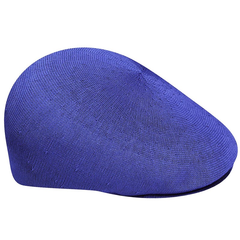 Kangol Seamless Tropic 507 Flat Cap Peaked Cap Royal Blue