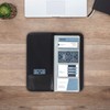 Samsill Professional Business Card Organizer with Padded Cover, Card Holder