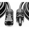 solartronics Verlängerungskabel 6mm² Solarkabel schwarz mit Stecker beidseitig für Solarmodule