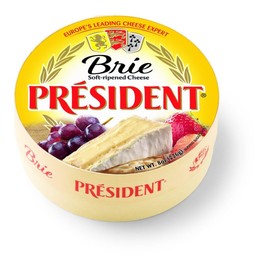 Generic President Brie Mini Wheel, 8 oz, 6 Pack