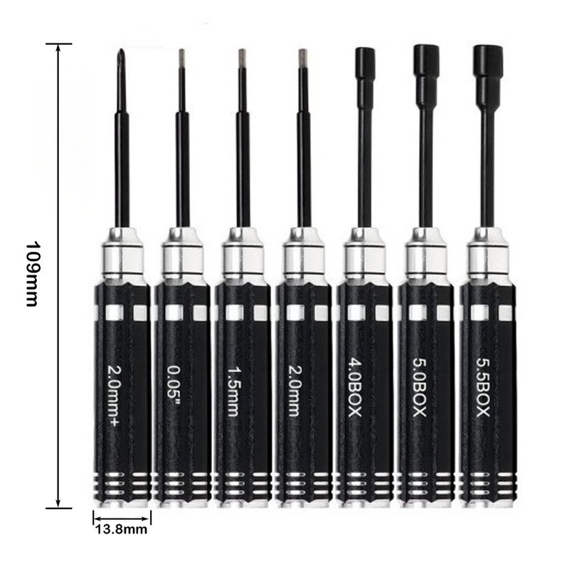Hobbymall Mini RC Hex Screwdriver Nut Driver Set RC Car