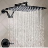 G-Promise All Metal 16 Inch Rain Shower Head with Adjustable