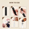 LISAPACK 8ml Stripe Perfume Atomizer Spray Bottle, 3pcs Travel Cologne