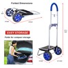 dbest Products Trolley Dolly MM, Blue Handtruck Cart Hardware Garden
