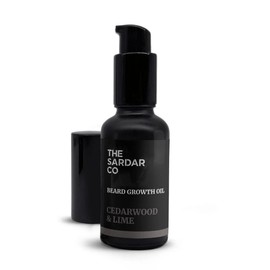 Beard Growth Oil with Caffeine | Cedarwood & Lime | 30ml | Best Oil for Beard Growth, Conditioning & Softening