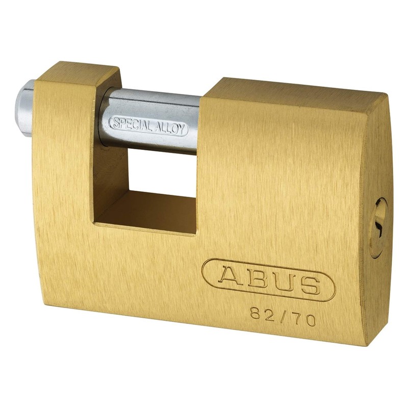 Abus 82/70mm Brass Shutter Lock