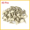 REPAIROCK 40pcs 6mm Hole Dia Plastic Bolt Rivets Fastener Trim