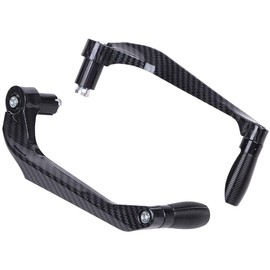 Rubonarie Lever Guard Motorcycle Brake Clutch Guard Brake Clutch Handlebar Protection Motorcycle Scooter (Black)