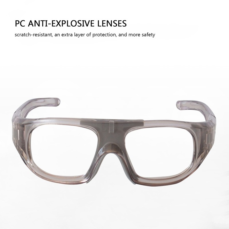 Basketball Football ExplosionProof Safety Glasses Sports Eye Protective Glasses(Gray )