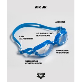 Arena Kids' Junior Air Goggles, BLUE-BLUE
