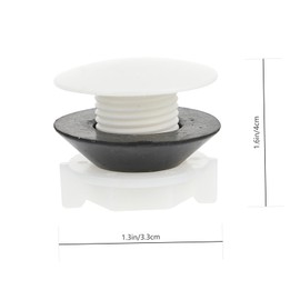 Operitacx 2Pcs Toilet Tank Plug Caps Plastic Connector for Water Tanks Fish Tanks Pools Buckets Easy Installation Sturdy Structure Versatile Plug Stopper Accessory
