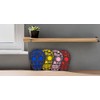 Set de Portavasos Día de Muertos en Forma de Calavera