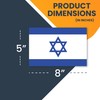 Magnet Me Up - Calcomanía magnética con bandera israelí, 5