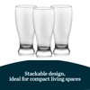 Libbey Classic Pub Beer Glasses Party Pack, Stackable, Modern Bar