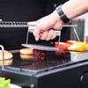 HULISEN Stainless Steel Burger Press, 6.2 inch Round Burger Smasher,