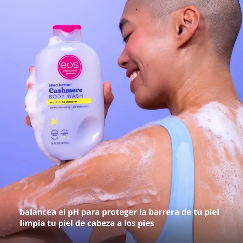 Gel De Baño Vainilla Eos Shea Better Cashmere 473 Ml