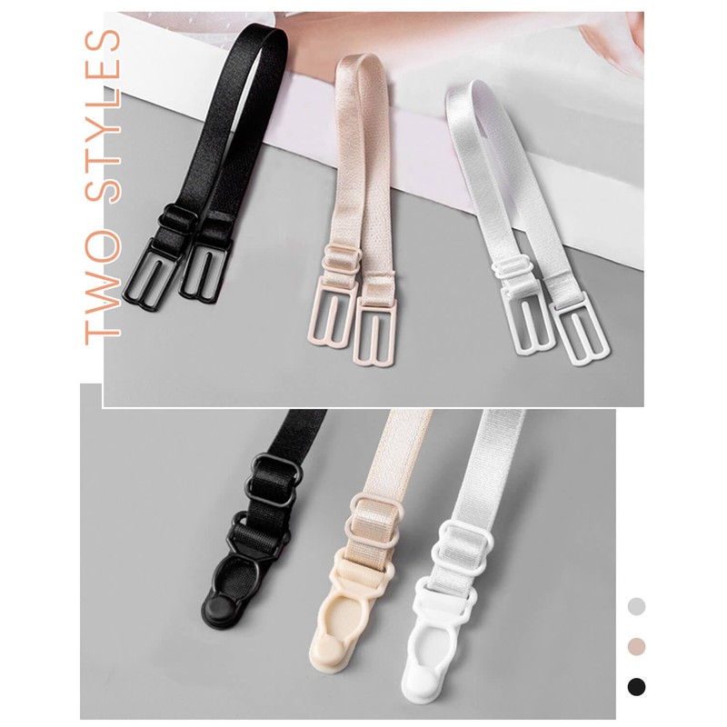 JELIEE 12 PCS Bra Strap Holders for Slipping Bra Strap