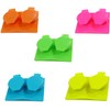 Contact Lens Travel Storage Flip Top Flat Cases Mix Colours