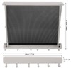 Retractable Clothes Drying Rack with Template Wall Mount Mesh Breathable