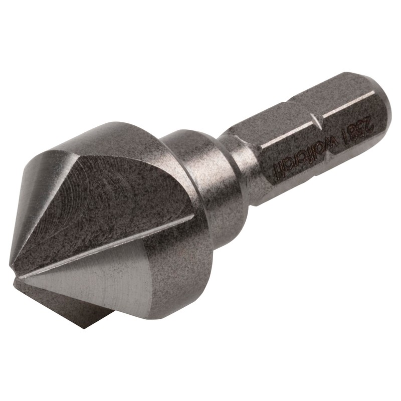 Wolfcraft 2581000 16mm HSS Countersink with 3 Cutting Edges and