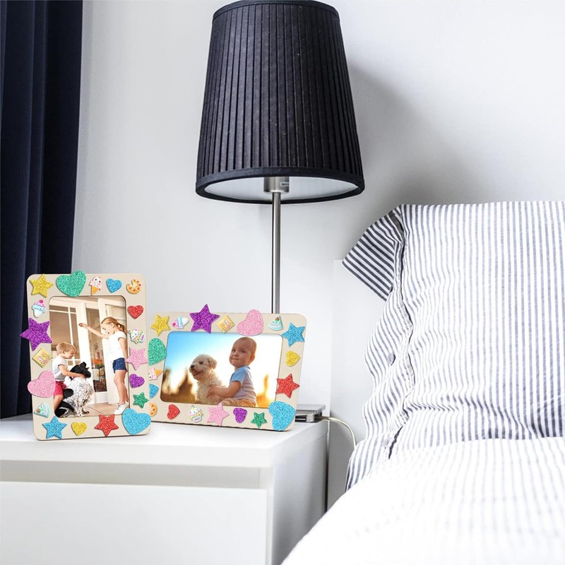 Wooden Picture Frame, 6 Pieces DIY Wooden Picture Frame, DIY
