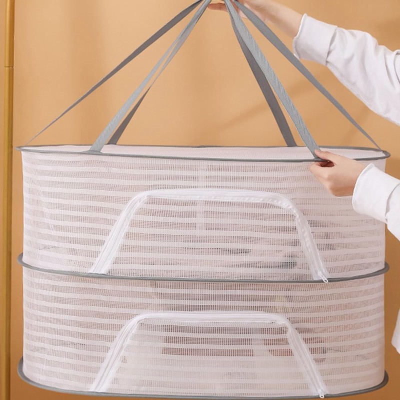 String Drying Net, Hoshiami Net, Foldable, Large Capacity, Hanging Dry