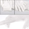 LUTER 3 Pairs White Cotton Gloves Fabric Gloves Women and