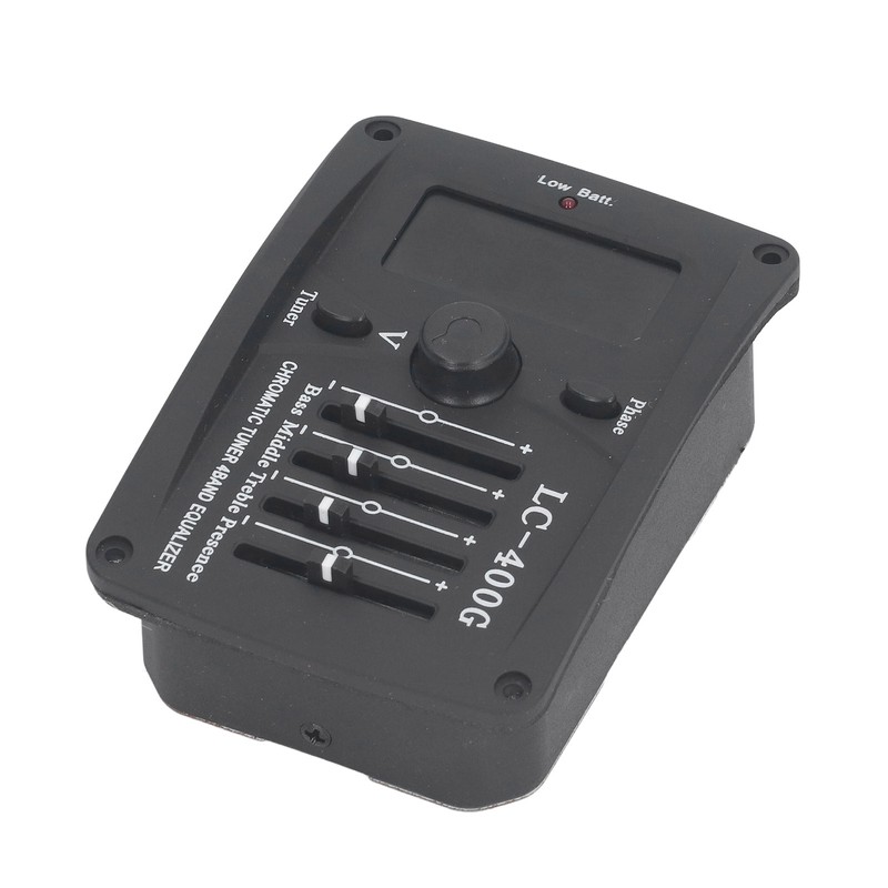 Acoustic Guitar 4 Band Equalizer EQ Preamps Piezo Pickup Chromatic