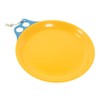 CHUMS CH62-1731-A081-00 Camper Dish Outdoor Plate, Blue/Yellow, Diameter 9.1 x