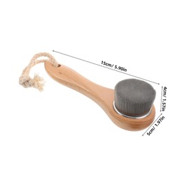 Healeved Facial Cleansing Brush Scrubber Face Exfoliator Gentle Bristles for Deep Clean Skincare Tool