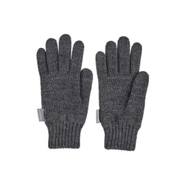 Sterntaler Unisex Baby Knitted Finger Gloves Striped Winter Gloves, Anthracite Mel.