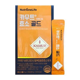 Nutrione Kamut Enzyme Gold 3g x 30 packets 1 box 1 month supply  / 뉴트리원 카무트 효소 골드 3g x 30포 1박스 1개월분