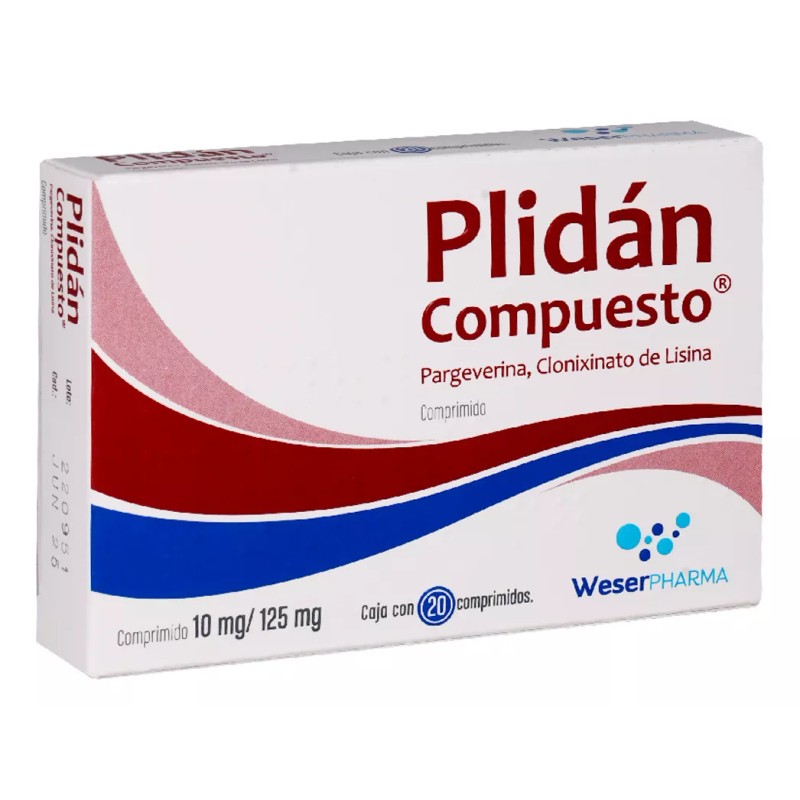 Siegfried-Med Plidan Compuesto 125 Mg / 10 Mg 20 Comprimidos